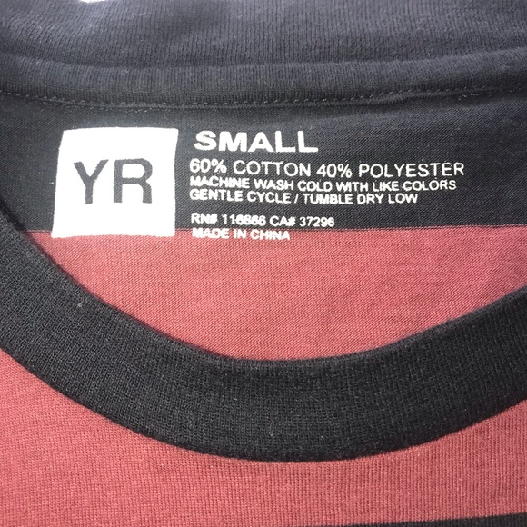 Young & Reckless striped t-shirt - Picture 2 of 3